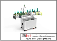 Máquinas de etiquetas quadradas redondas autoadesivas da etiqueta da garrafa com formato flexível