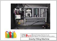 Máquina de enchimento líquida automática do controle do tela táctil, equipamento de enchimento líquido da gravidade do tempo