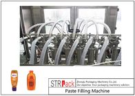 O PLC controla 8 bocais cola a máquina de enchimento, máquina de enchimento de vidro do frasco do doce 400G