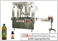 4 giratórios máquina de alumínio principal do tampão de garrafa para o xarope/Olive Oil Screw Thread Cap