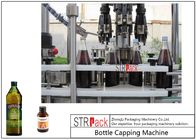 4 giratórios máquina de alumínio principal do tampão de garrafa para o xarope/Olive Oil Screw Thread Cap