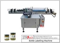 Máquina de Tin Bottles Cold Glue Labeling com papel molhado da colagem para a garrafa de óleo vegetal redonda