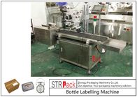 A máquina de etiquetas autoadesiva plana elétrica, caixa/pode/máquina etiquetas do saco