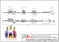 Linha operação estável automática do engarrafamento do sabão líquido da máquina de enchimento do champô
