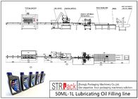 Linha automática certificação do enchimento do óleo de lubrificação 50ML-1L do CE