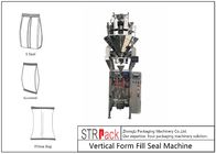Medida de elevada precisão vertical de Chips Granule Packing Machine For da batata com o pesador da combinação da Multi-cabeça