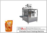 450g Honey Doypack Liquid Pouch Packaging faz à máquina de alta frequência