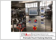 Máquina de embalagem giratória do malote automático de Doypack da máquina de embalagem da pasta de tomate com controle do PLC para o empacotamento de alimento líquido