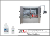 Máquina de enchimento automática 4000B do líquido de limpeza de vidro/controles PLC de H 1.5kw