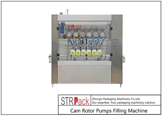 O rotor da came bombeia a máquina de enchimento seis 380V/220V principais da pasta do pedaço