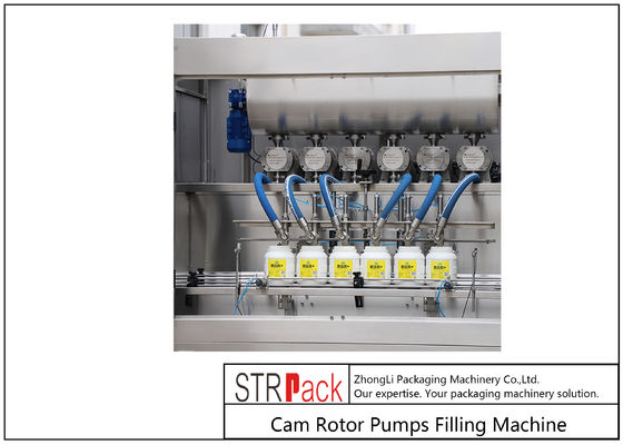 O rotor da came bombeia a máquina de enchimento seis 380V/220V principais da pasta do pedaço