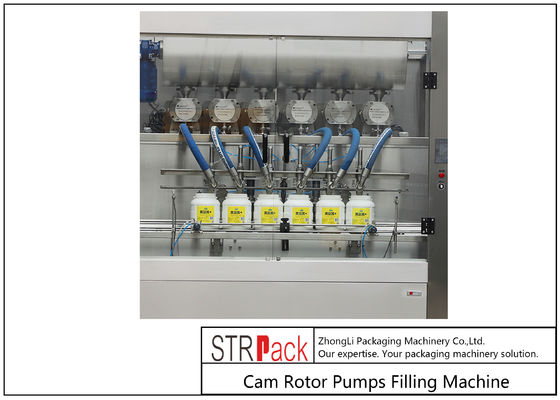 O rotor da came bombeia a máquina de enchimento seis 380V/220V principais da pasta do pedaço