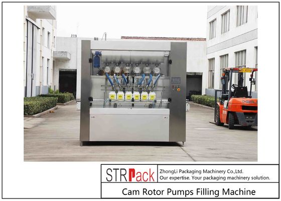 O rotor da came bombeia a máquina de enchimento seis 380V/220V principais da pasta do pedaço