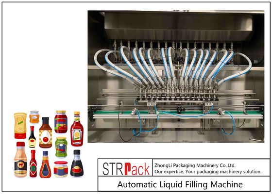 Máquina de enchimento líquida automática 220V/50Hz do controle do PLC