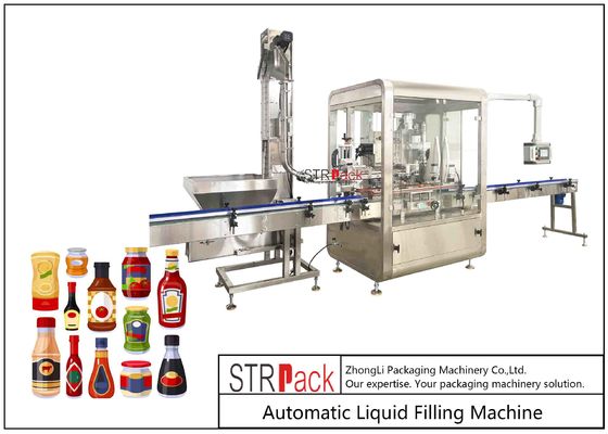 Máquina de enchimento líquida automática 220V/50Hz do controle do PLC