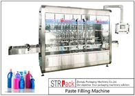 Máquina de enchimento automática da pasta do controle do PLC para o sabão 250ML-5L líquido/loção/champô