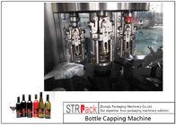 Cabeças tampando elétricas de friso giratórias da máquina 6 de ROPP para as garrafas de alumínio do tampão