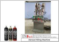 Máquina de enchimento semi automática da pintura à pistola do aerossol para o refrogerador de ar/líquido refrigerante