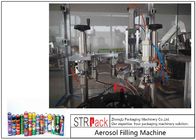 Máquina de enchimento automática do aerossol do de alta capacidade para a espuma/inseticida do plutônio