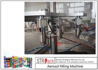 Máquina de enchimento automática do aerossol do de alta capacidade para a espuma/inseticida do plutônio