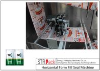 Máquina horizontal automática completa do selo da suficiência do formulário para o pó e o líquido 