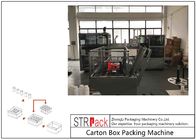 Máquina da máquina de embalagem da caixa do de alta capacidade/instalador do caso para a linha do engarrafamento