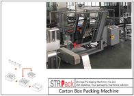 Máquina da máquina de embalagem da caixa do de alta capacidade/instalador do caso para a linha do engarrafamento