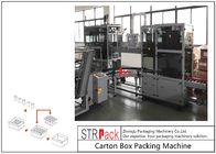 Capacidade industrial automática de máquina de embalagem da caixa da caixa a grande para a garrafa/pode