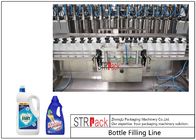Linha da máquina de enchimento do detergente para a roupa do controle do PLC com eficiência alta da produção