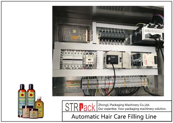 Linha de enchimento de garrafas de gel de chuveiro