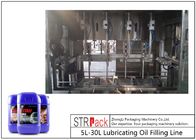 Linha de enchimento automática 5L do óleo de lubrificação - a rede 30L pesa a máquina de enchimento