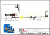 Linha 500ML do engarrafamento da eficiência elevada - linha do enchimento do óleo de lubrificação 5L
