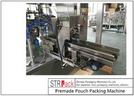 Líquido da máquina de embalagem do doypack e máquina de empacotamento saco-dados automáticos 380V da pasta pressão de ar de 3 fases
