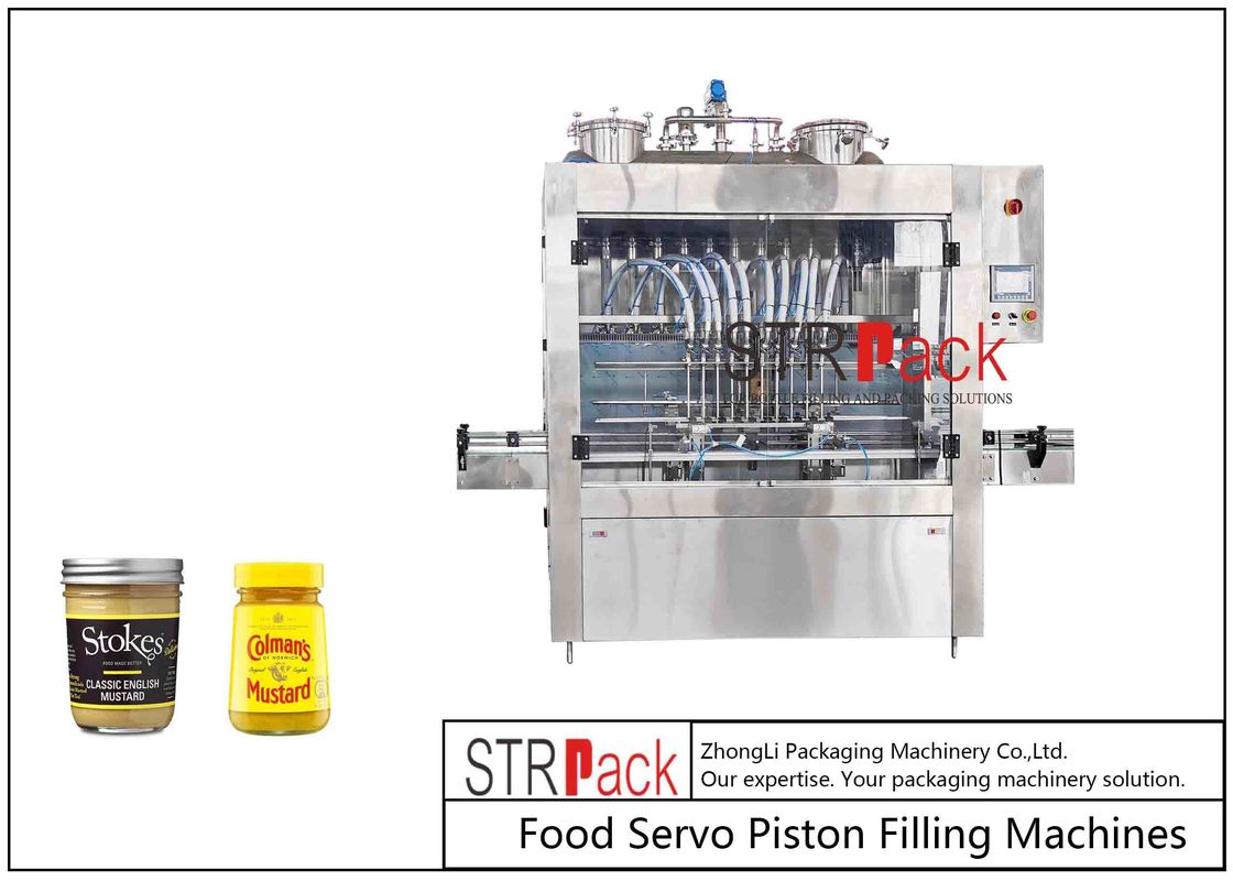 A máquina de engarrafamento automática do óleo comestível da mostarda atuou individualmente