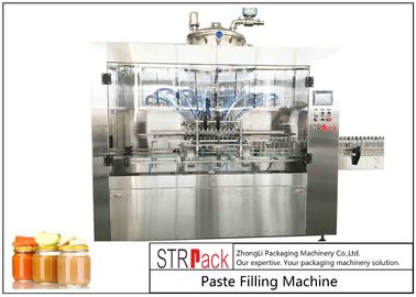 Máquina de enchimento linear automática da pasta do comida para bebê com a bomba conduzida servo