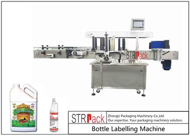 Máquina de etiquetas automática autoadesiva da garrafa para Front And Back Panel Labels