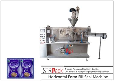 Lados horizontais da máquina 4 do selo da suficiência do formulário do saquinho automático selados para produtos do pó