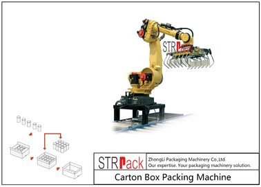 Sistema Palletising do robô automático da caixa para o empilhamento da química de alimento da indústria